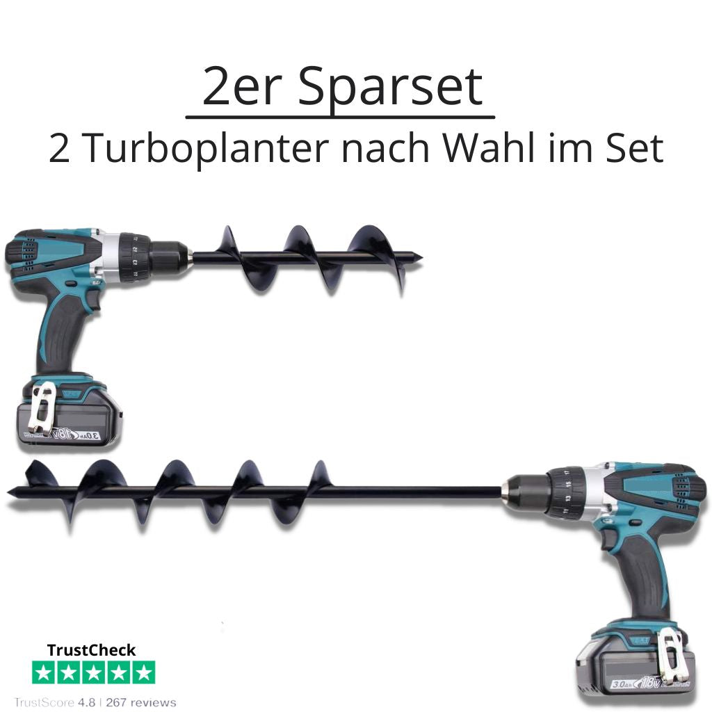 TURBOPLANTER - 2er SPARSET M + L - TURBOPLANTER™ - Das Original nur hier im Shop!